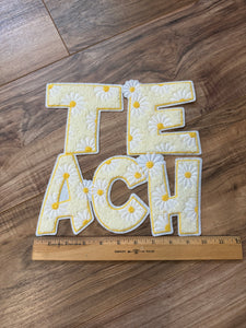 XL TEACH Iron On Patch