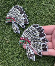 Load image into Gallery viewer, Warrior Indians Mascot Iron On Patch