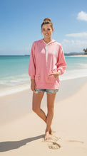 Load image into Gallery viewer, Saltwater, Seashells &amp; Sunshine Distressed Hoodie