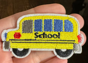 School Iron On Patches