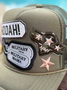 Military Mama Trucker Hat