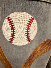 Load image into Gallery viewer, Baseball Fleece Lined Denim Jacket