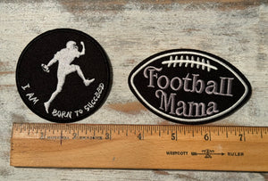 Football Iron On Patches