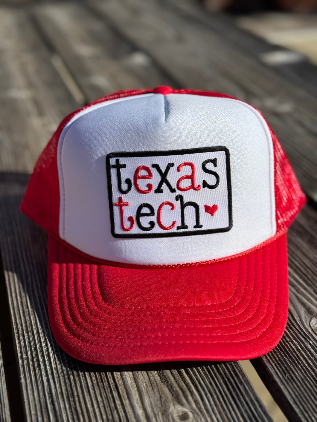Texas Tech Patch Trucker Hat