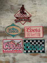 Load image into Gallery viewer, Coors Cowgirl Iron On Patches