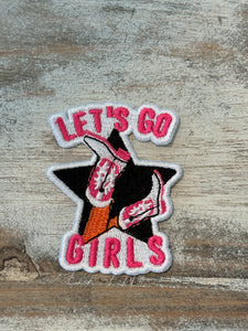 Let’s Go Girls Iron On Patches