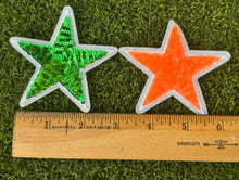 Load image into Gallery viewer, Colorful Sequin Star Iron On Patches