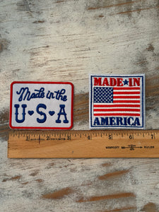 American Iron On Patches