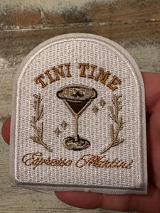 Wine, Champagne Cocktail Drink Iron On Patches