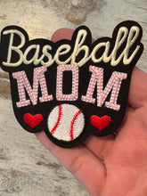 Load image into Gallery viewer, Baseball Mom Iron On Patch