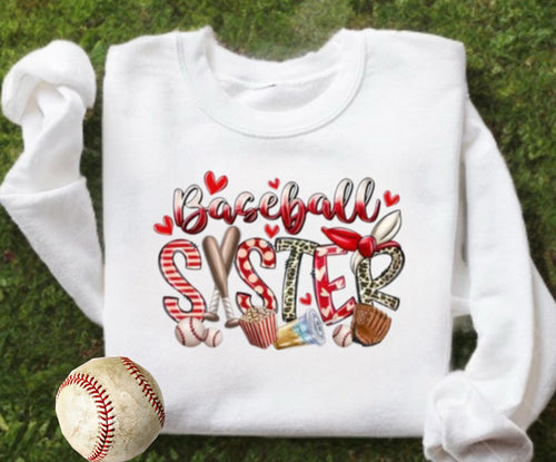 Baseball Sister YOUTH Tee or Sweatshirt