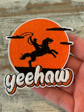 Load image into Gallery viewer, Yee Haw Iron On Patches (Various Color Options)