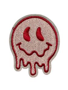 Smiley Face Iron On Patches