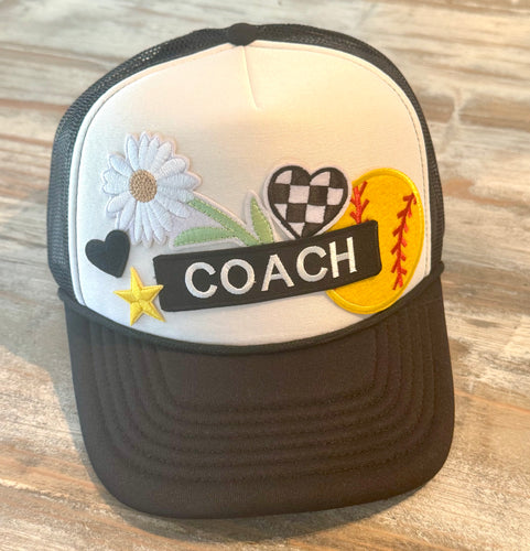Softball Coach Trucker Cap
