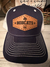 Load image into Gallery viewer, Texas Bobcat Leather Trucker Hat