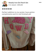 Load image into Gallery viewer, Howdy Patch Set-DIY