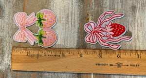 Strawberry Iron On Patches (Various Options)