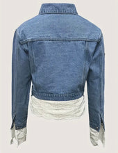Load image into Gallery viewer, Laced Denim Jacket