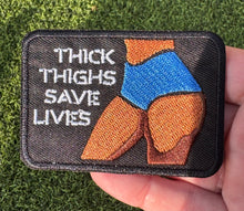 Load image into Gallery viewer, Thick Thighs Save Lifes Iron On Patch