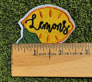 Lemon Iron On Patches