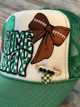 Load image into Gallery viewer, Green Game Day Football Hat