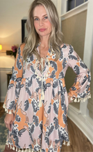 Load image into Gallery viewer, Paisley &amp; Fringe Dress