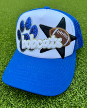 Load image into Gallery viewer, Bobcats Football Patch Trucker Hat