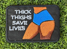 Load image into Gallery viewer, Thick Thighs Save Lifes Iron On Patch