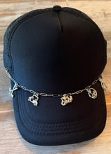 Load image into Gallery viewer, Silver Charm Golf Hat Chain