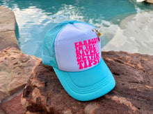 Load image into Gallery viewer, In The River Getting Tipsy Trucker Hat