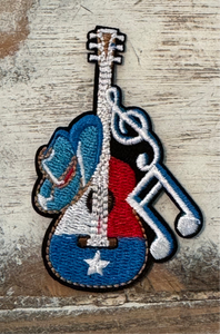 Guitar Iron On Patches