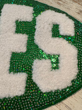 Load image into Gallery viewer, Large Sequin Eagles Iron On Patch