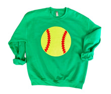 Load image into Gallery viewer, Sequin Softball Sweatshirt &amp; Hoodies (Various Options)