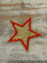 Load image into Gallery viewer, Metallic Star Iron On Patches