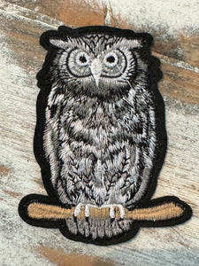 Owl Iron On Patch