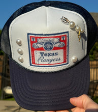 Load image into Gallery viewer, Texas Rangers &amp; Pearls Baseball Cap