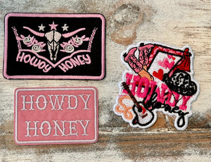 Howdy Honey Iron On Patches