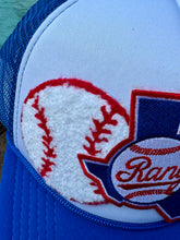 Load image into Gallery viewer, Texas Rangers Baseball Patch Trucker Caps