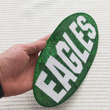 Load image into Gallery viewer, Large Sequin Eagles Iron On Patch