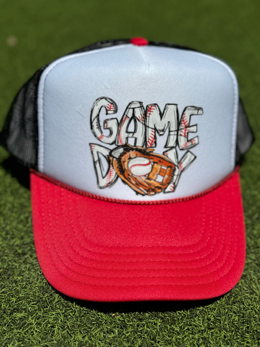 Baseball Game Day Trucker Hat