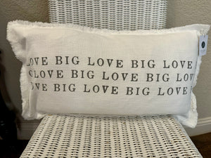 LOVE BIG Duck Feather Pillow