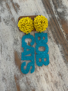 CUSTOM Pom Pom Earrings