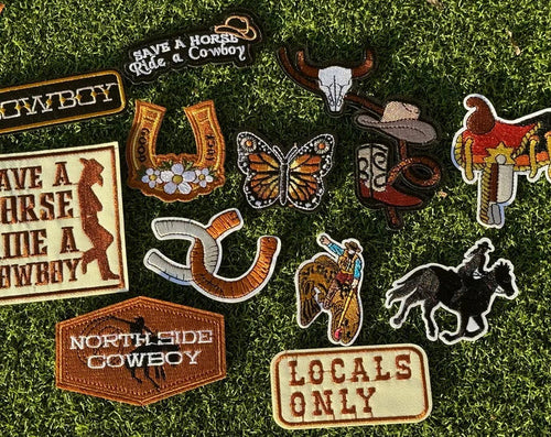 Western & Rodeo Iron On Patches