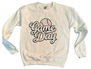 Game Day Baseball Patch Tees & Sweatshirts
