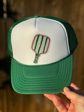 Load image into Gallery viewer, Pickleball Racquet Trucker Cap
