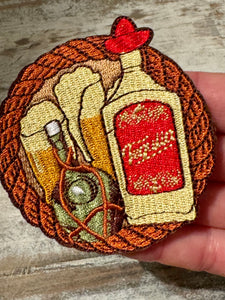 Tequila Iron On Patches