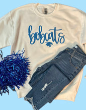 Load image into Gallery viewer, Bobcats Blue Puff Sweatshirt (Adult &amp; Youth)