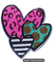 Load image into Gallery viewer, Sequin Hearts Sweatshirt (Adult &amp; Youth)