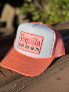 Tequila Themed Trucker Hats