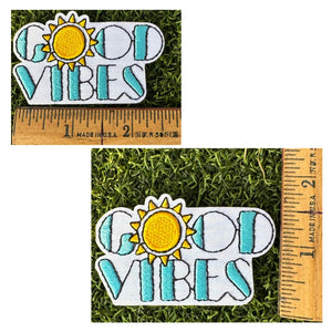 Vibes Iron On Patches